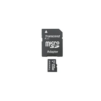 TRANSCEND 2GB MICRO SD W/ADAPTER