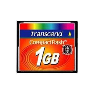 Carte CompactFlash (133X) de 1Go de Transcend
