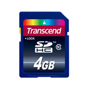TRANSCEND 4GB SDHC (CLASS 10)