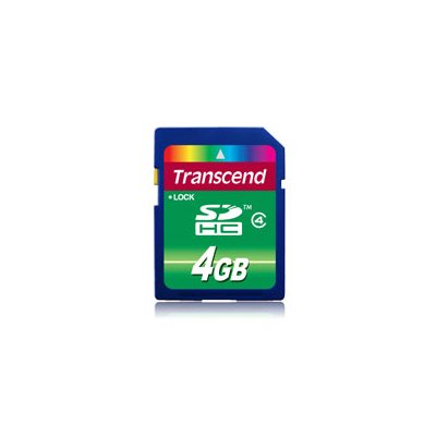 TRANSCEND 4GB SDHC  (CLASS 4)