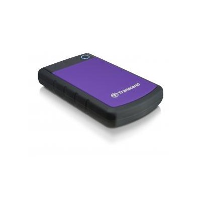 Disque dur externe Transcend de 1TB 2.5'' USB3.0 Storejet H3P avec finition anti-chocs Mauve