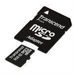 Carte microSDHC Classe 10 de 8Go de Transcend