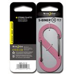 NITE IZE S-BINER PLASTIC SIZE #4 - PINK PKG