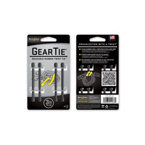 Gear Tie de 3 pouces vert feuillage de Nite Ize (4 unités)