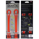 NITE IZE GEAR TIE 18"-BRIGHT ORANGE 2PK