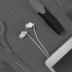 Panasonic - Écouteurs-boutons stéréo ErgoFit à isolation acoustique - argent