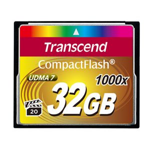 TRANSCEND 32GB Compact Flash Memory Card 1066X Ultra DMA 7