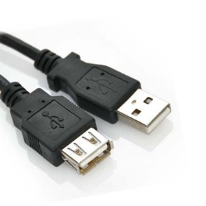 USB CABLE 2.0 A Male to A Female 6FT (1.83 m) extension OEM