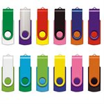 Clé USB Pivotant - 2GB - avec logo une couleur