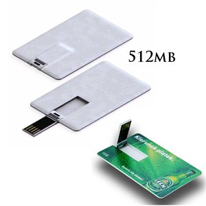 Business Card USB key - 512MB - with 1 Colour Logo