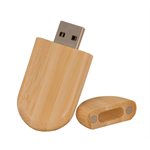 Clé USB écologique - 2Go - Bamboo avec logo 1 couleur