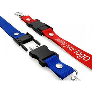 Lanyard Style USB Key - 2GB - with 1 Colour Logo