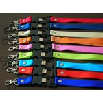 Lanyard Style USB Key - 2GB - with 1 Colour Logo