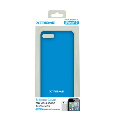 XTREME  SILICONE CASE FOR THE IPHONE 5 BLUE