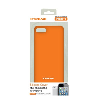 XTREME SILICONE CASE FOR THE IPHONE 5 ORANGE