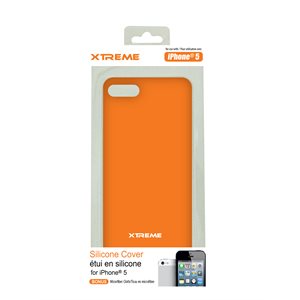 XTREME SILICONE CASE FOR THE IPHONE 5 ORANGE