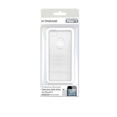 XTREME PROTECTIVE BUMPER CASE FOR THE IPHONE 5 WHITE