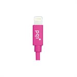 Câble connecteur USB Lightning 90cm de PQI - Rose