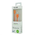 Câble connecteur USB Lightning 90cm de PQI - Orange