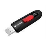 Clé USB rétractable JetFlash 590 de 32Go de Transcend -Noir