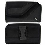 Pochette protectrice avec pince Cargo, horizontale, très grande taille de Nite Ize - Noire