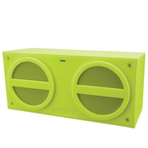 IHOME IBT24Q BLUETOOTH  STEREO MINI SPEAKER WITH RECHARGEABLE BATTERY - GREEN