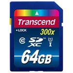 Transcend 64GB SDXC/SDHC Class 10 UHS-I 400x (Premium)