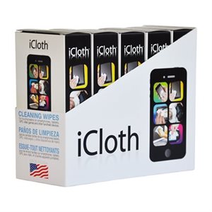 iCloth ® ESSUIE-TOUT NETTOYANT POUR ÉCRANS TACTILES (PAQUET  5 X iC30X5)