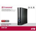 TRANSCEND StoreJet 35T3 (USB 3.0) 4TB External harddrive