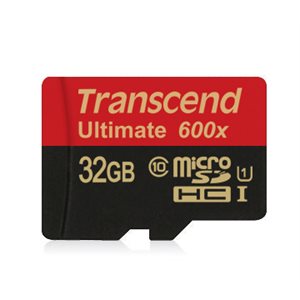 TRANSCEND MicroSDHC Ulimate Mobile with adapter CLASS 10 (600x) USH-I