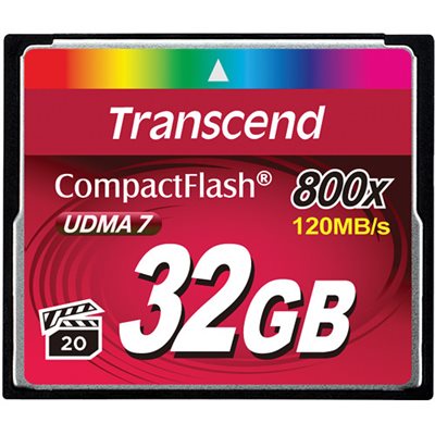 TRANSCEND 32GB CF CARD (800X)