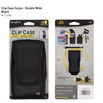 NITE IZE CLIP CASE CARGO HOLSTER DOUBLE WIDE - BLACK