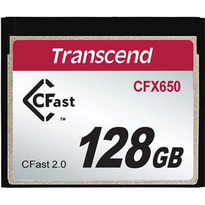 TRANSCEND 128GB CFAST 2.0 650X