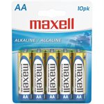 MAXELL BATTERIES AA - 10 PACK CARDED