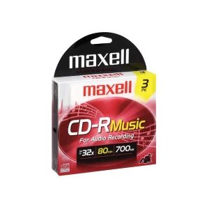 MAXELL CD-R 80 MUSIC GOLD - 3 PACK