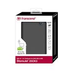 TRANSCEND STOREJET 0G 2.5" EXT. HD HOUSING MILITAIRY (RUGGED) GREY USB 3.1