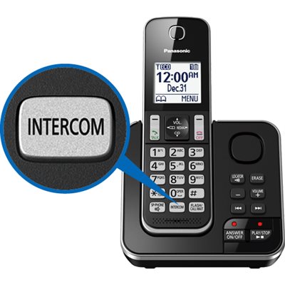 PANASONIC KXTGD394B PHONE TAD/TK CID/CALL BLOCK/WM/1HS 2016