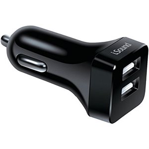 ISOUND 2.4A DUAL USB CAR CHARGER