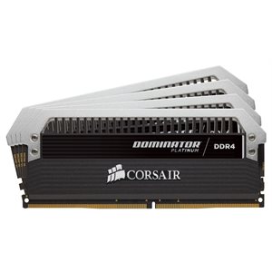 CORSAIR 16GB (KIT OF 4) 3200MHZ DDR4 DIMM 15-17-17-35 DOMINATOR PLATINUM 1.35V