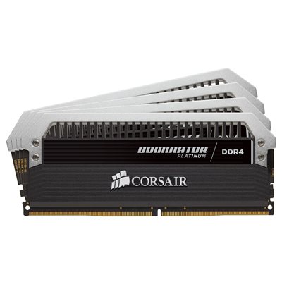 CORSAIR 32GB (KIT OF 4) 1600MHZ DDR4 DIMM 9-9-9-24 DOMINATOR PLATINUM 1.5V