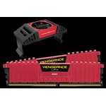 CORSAIR 16GB (KIT OF 2) 3200MHZ DDR4 DIMM 14-16-16-36 VENGEANCE LPX RED HEAT 1.35V AIRFLOW INC