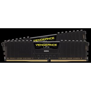 CORSAIR 32GB (KIT OF 2) 2400MHZ DDR4 DIMM 14-16-16-31 VENGEANCE LPX BLACK HEAT 1.20V