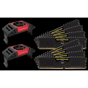 CORSAIR 64GB (KIT OF 8) 3200MHZ DDR4 DIMM 16-18-18-36 VENGEANCE LPX BLACK HEAT 1.35V AIRFLOW INC