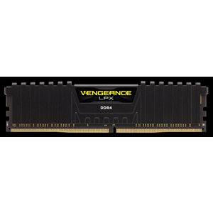 CORSAIR 8GB (KIT OF 1) 2666MHZ DDR4 DIMM 16-18-18-35 VENGEANCE LPX BLACK HEAT 1.2V