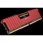 CORSAIR 8GB (KIT OF 1) 2666MHZ DDR4 DIMM 16-18-18-35 VENGEANCE LPX RED HEAT 1.2V