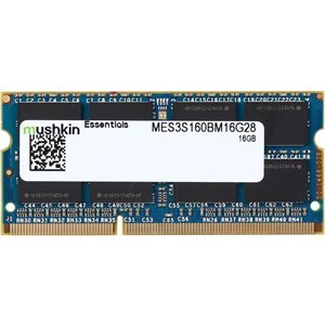 MUSHKIN ESSENTIALS 16GB DDR3 1600MHZ SODIMM PC3L-12800 2Rx8