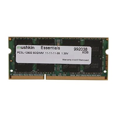 MUSHKIN ESSENTIALS 8GB DDR3 SODIMM 1600MHZ PC3L-12800 1.35DV