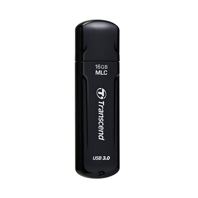 TRANSCEND 16GB JETFLASH 750 USB 3.0 - BLACK