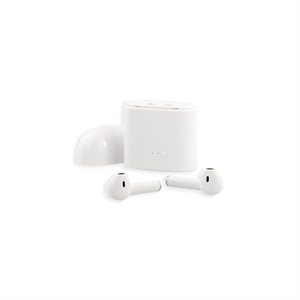 GenTek TW2 TRUE WIRELESS EARBUDS WITH CHARGING CASE*WHITE*