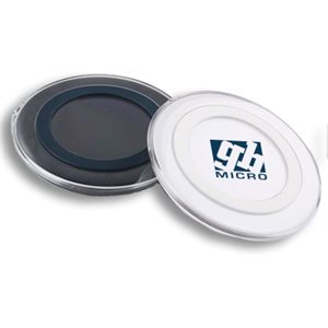 Q1 FAST WIRELESS CHARGER - WHITE or BLACK w/LOGO